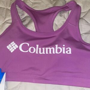 Columbia Logo Sports Bra- NWT-Small